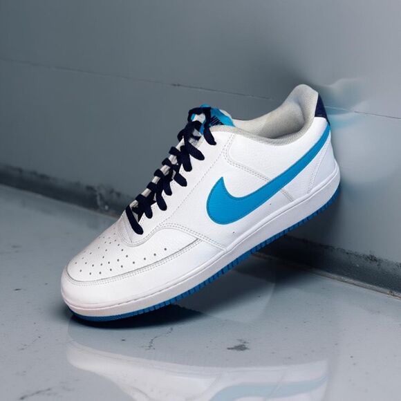 Nike Leather Court Vision Low NBA Sneakers Size 14 - Picture 1 of 9